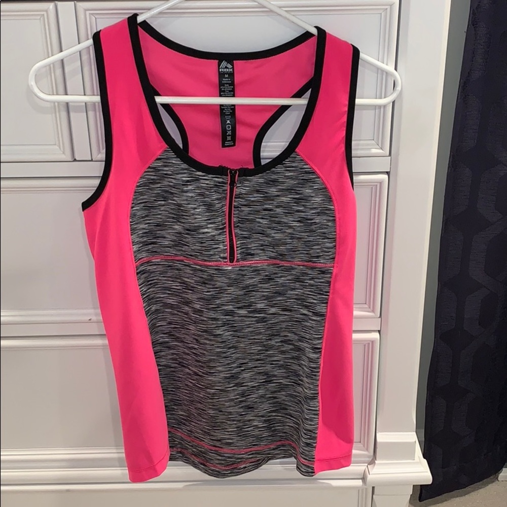 RBX workout tank w built in bra